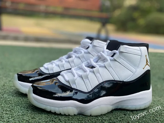 Air Jordan 11 DMP White Black Gold CT8012-170