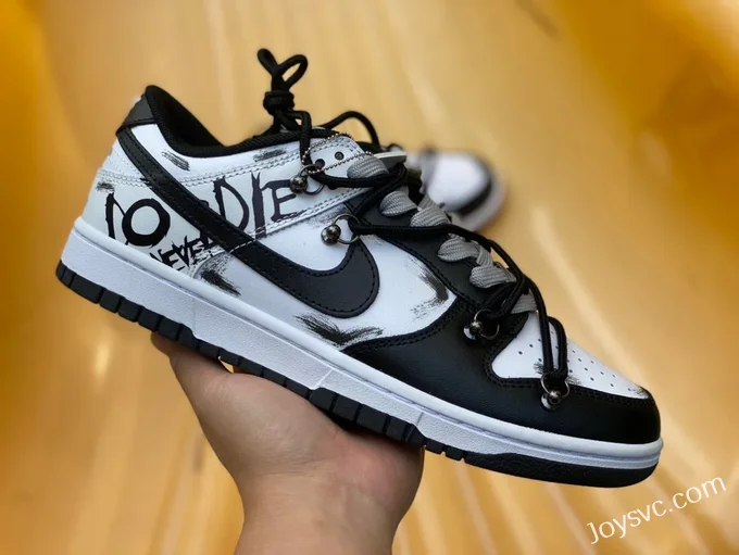 Nike Dunk Low Retro Black Deconstructed Graffiti DD1391-100