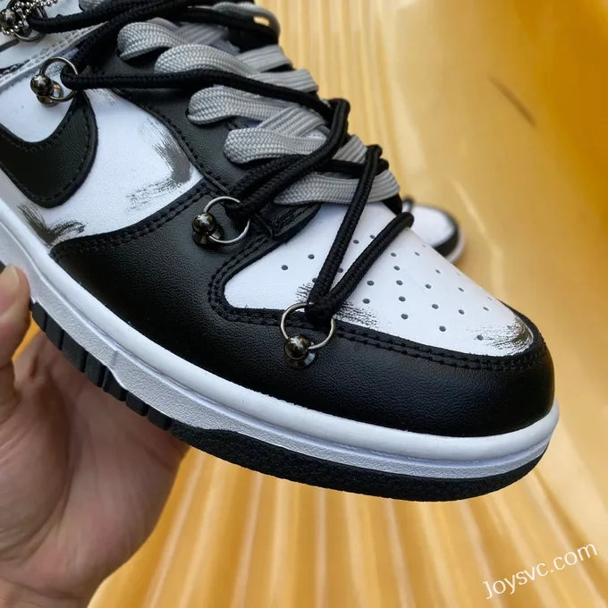 Nike Dunk Low Retro Black Deconstructed Graffiti DD1391-100