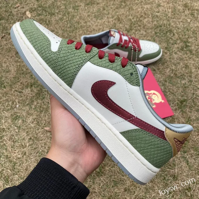 Air Jordan 1 FN3727-100 CNY Dragon Year White Green Red