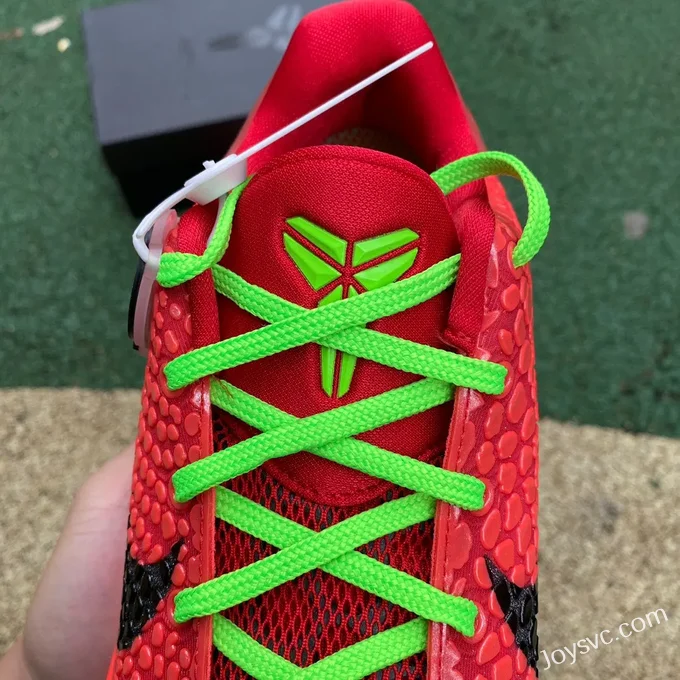 Nike Zoom Kobe 6 Reverse Grinch - Red Green Christmas Basketball Shoes