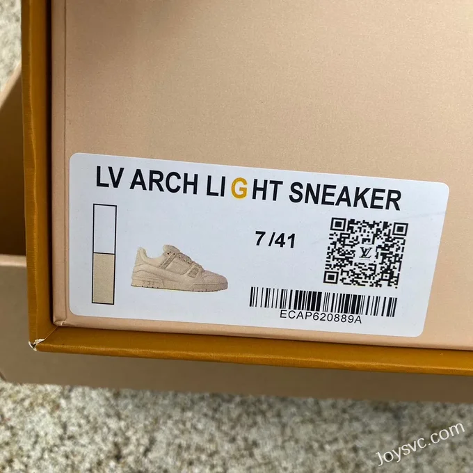 Louis Vuitton Trainer Beige Yellow Grey