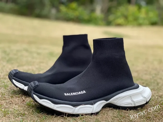 Balenciaga Black White Sock Vintage Dad Shoes