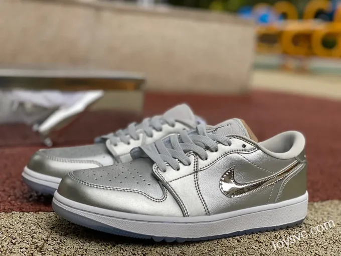 Air Jordan 1 Low Golf FD6848-001 Silver