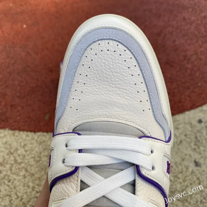 Louis Vuitton Trainer White Purple