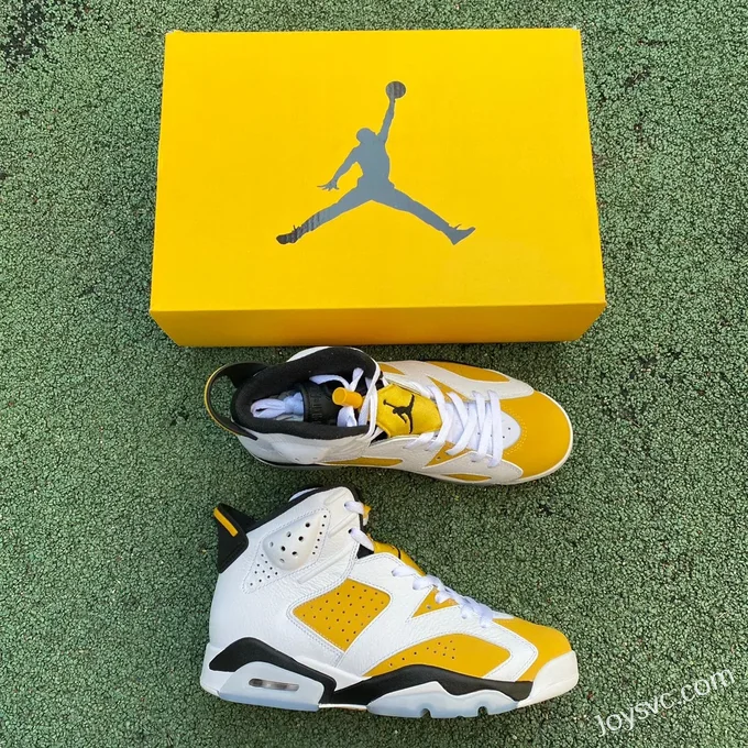 Air Jordan 6 Yellow Ochre Retro Basketball Shoes CT8529-170