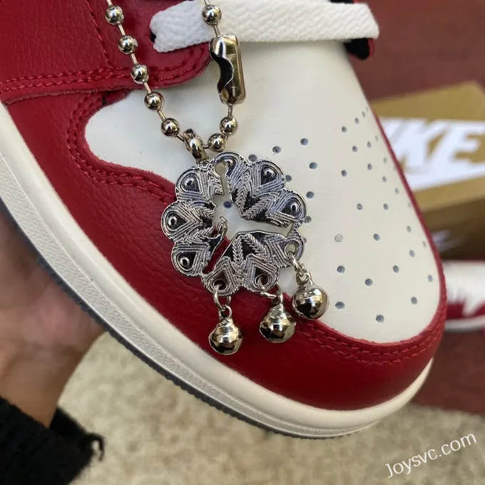 Air Jordan 1 Low FJ5735-100 White Red CNY Dragon Retro