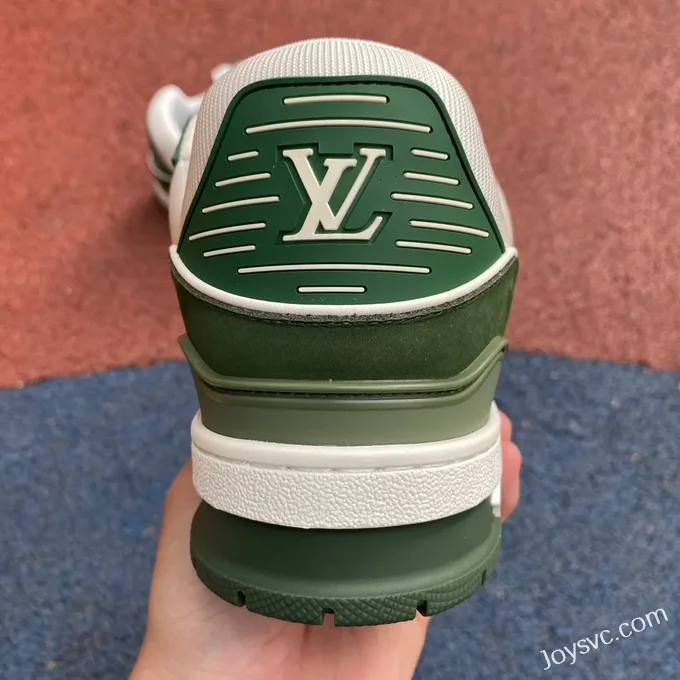 Louis Vuitton Trainer White Green Matte Disruptive