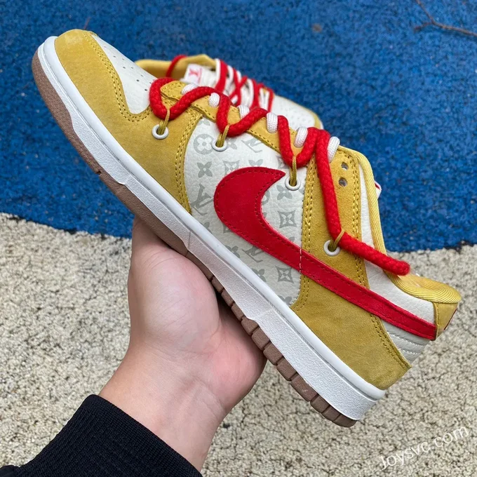 Nike Dunk Low x Louis Vuitton White Yellow Red FC1688-168