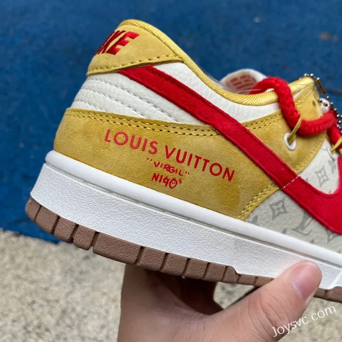 Nike Dunk Low x Louis Vuitton White Yellow Red FC1688-168