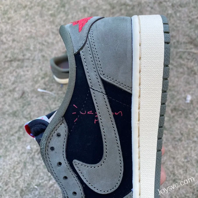 Travis Scott x Air Jordan 1 Low Golf DM7866-002 White Green Black 7.0 Reverse Swoosh