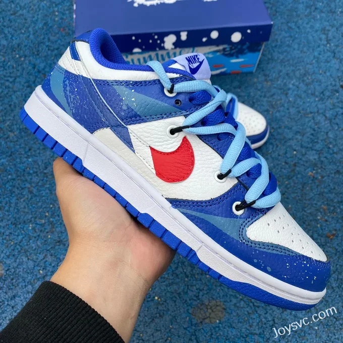 Nike Dunk Low Deconstructed White Blue Red FD9064-110