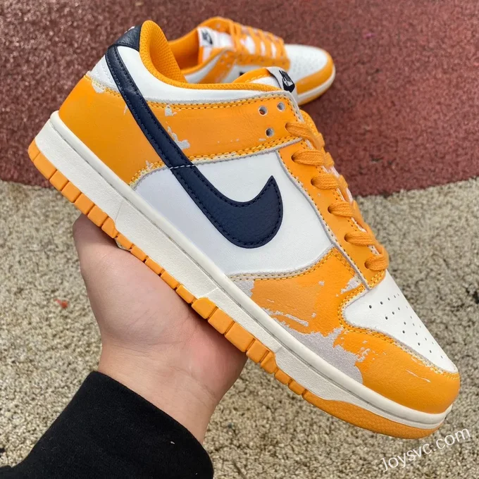 Nike SB Dunk Low Distressed White Orange FN3418-100