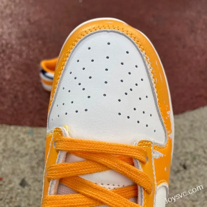 Nike SB Dunk Low Distressed White Orange FN3418-100