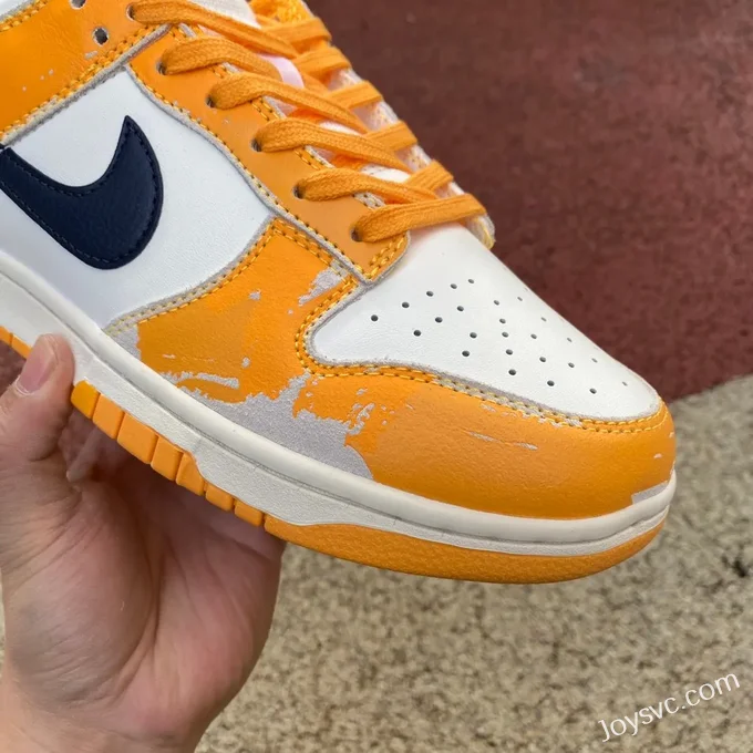 Nike SB Dunk Low Distressed White Orange FN3418-100