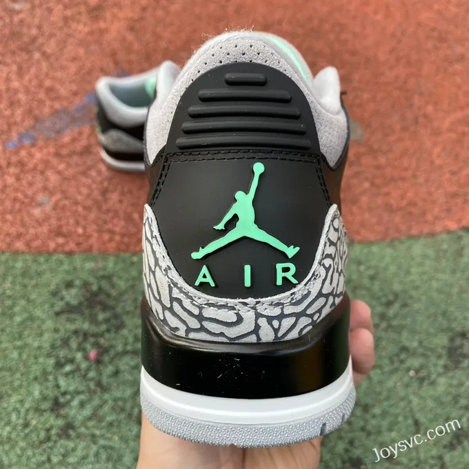 Air Jordan 3 Green Glow CT8532-031 Black Green