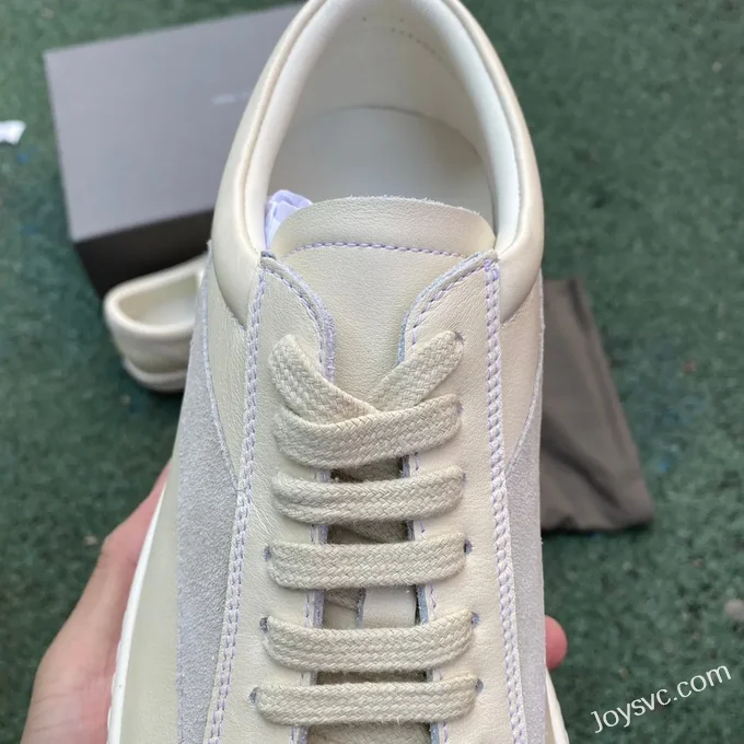 RICK OWENS Beige Grey Low Top FW23 LUXOR Sneakers