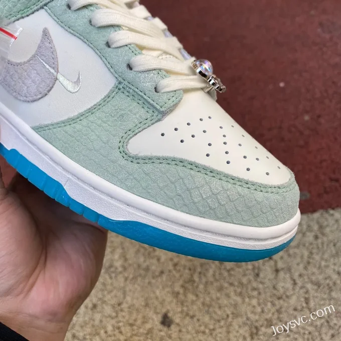 Nike Dunk Low Dragon Year White Cactus Green Retro Sneakers FZ5065-111