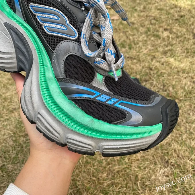 Balenciaga 10XL Black Grey Green Sneakers