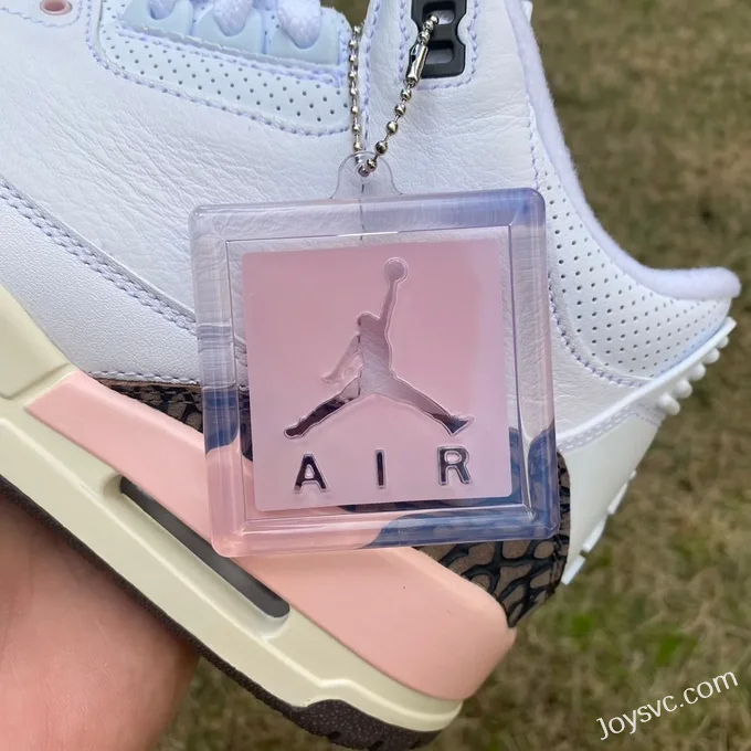 Air Jordan 3 CK9246-102 White Brown Pink