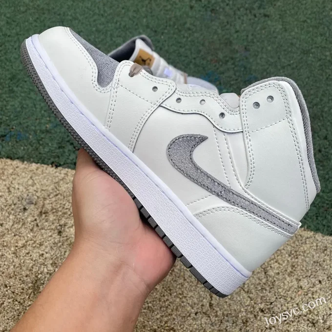 Air Jordan 1 Mid Velvet Beige Grey FB9899-100