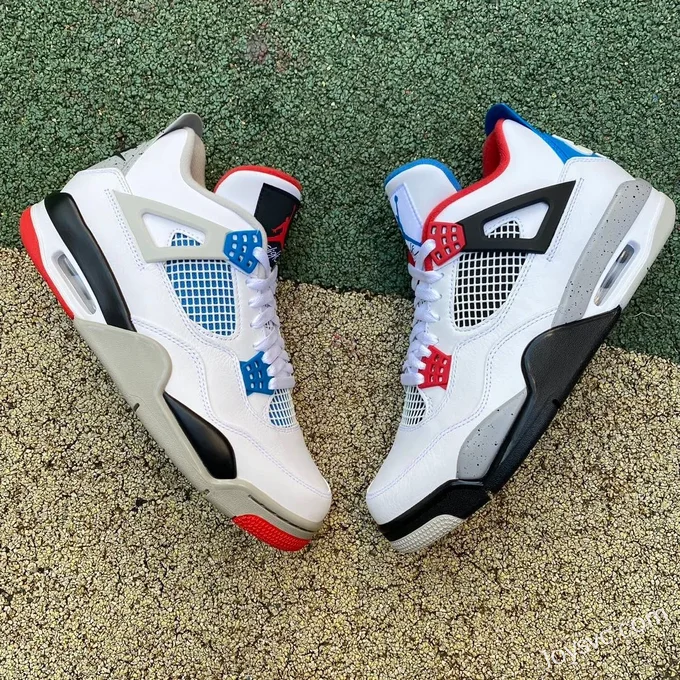 Air Jordan 4 What The CI1184-146 Red Blue