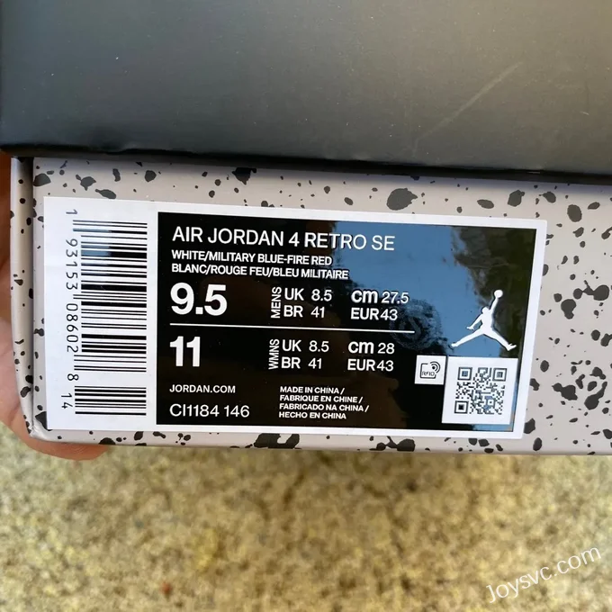 Air Jordan 4 What The CI1184-146 Red Blue