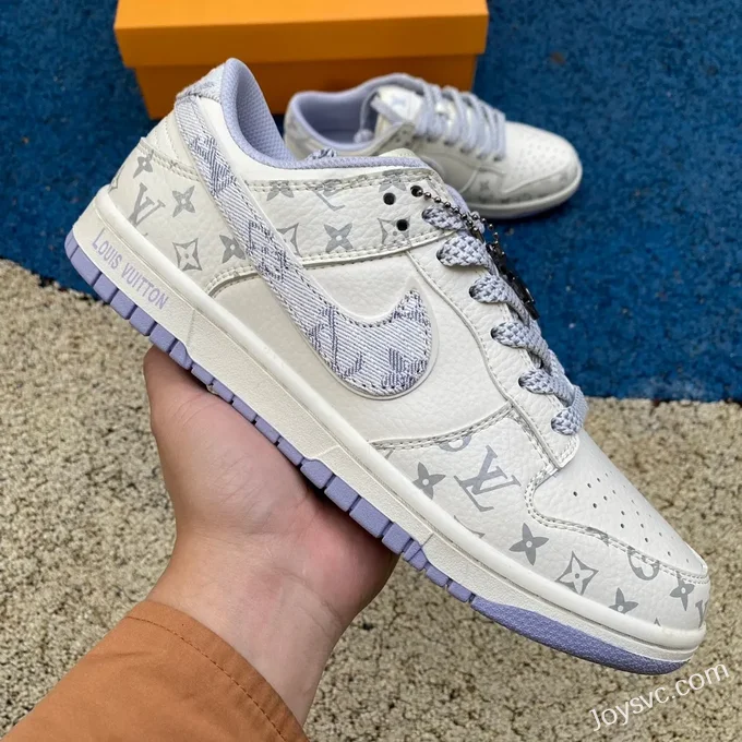 Nike Dunk x Louis Vuitton White Purple FC1688-132