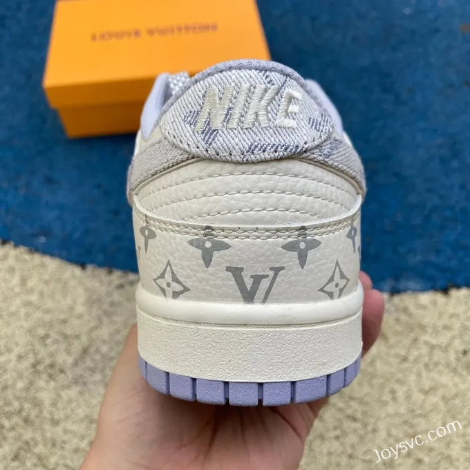 Nike Dunk x Louis Vuitton White Purple FC1688-132