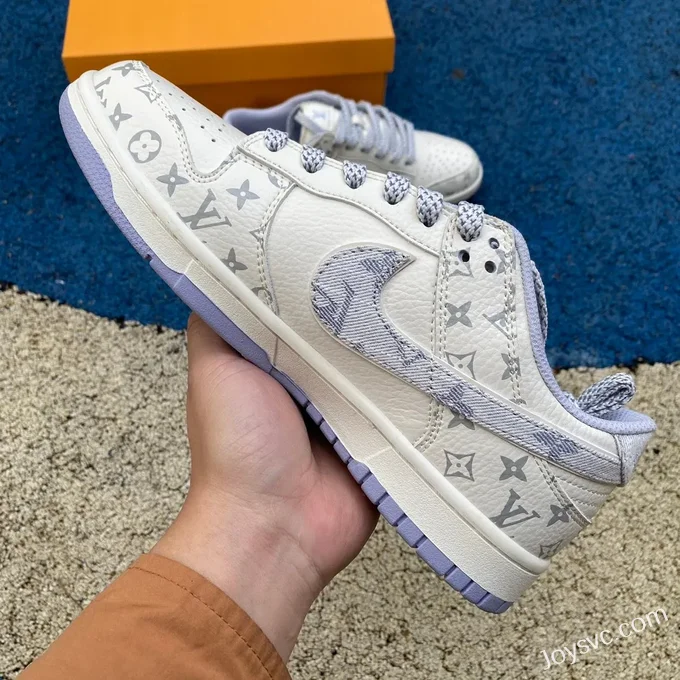 Nike Dunk x Louis Vuitton White Purple FC1688-132