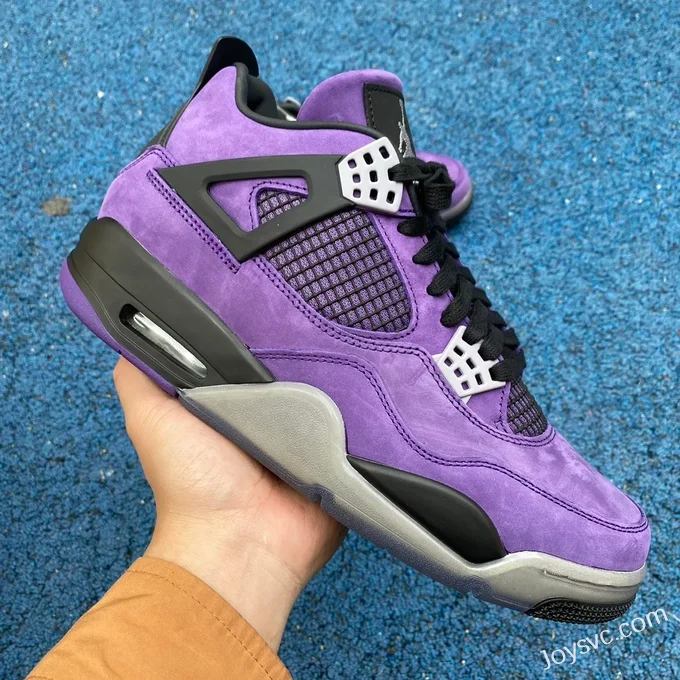 Air Jordan 4 x Travis Scott Purple Black