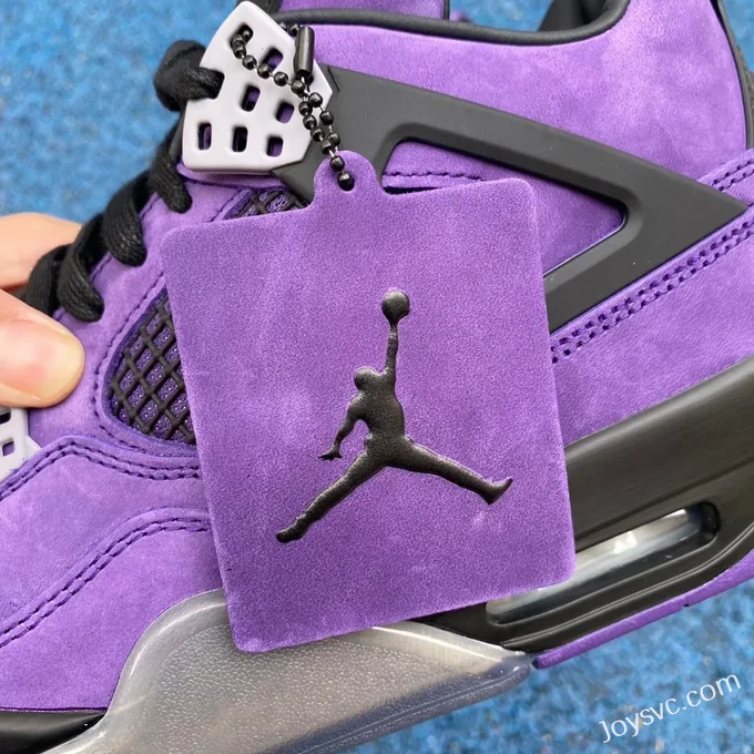 Air Jordan 4 x Travis Scott Purple Black