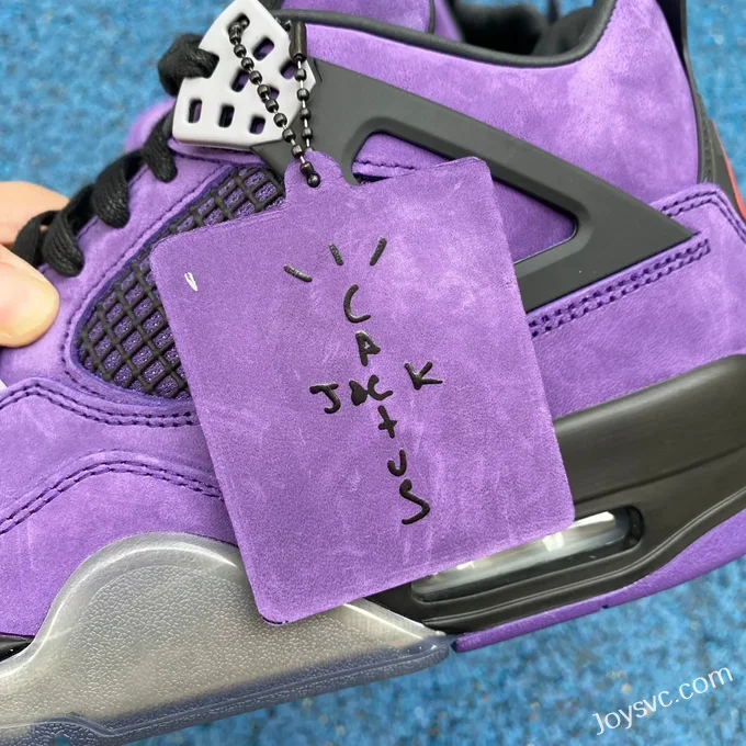 Air Jordan 4 x Travis Scott Purple Black