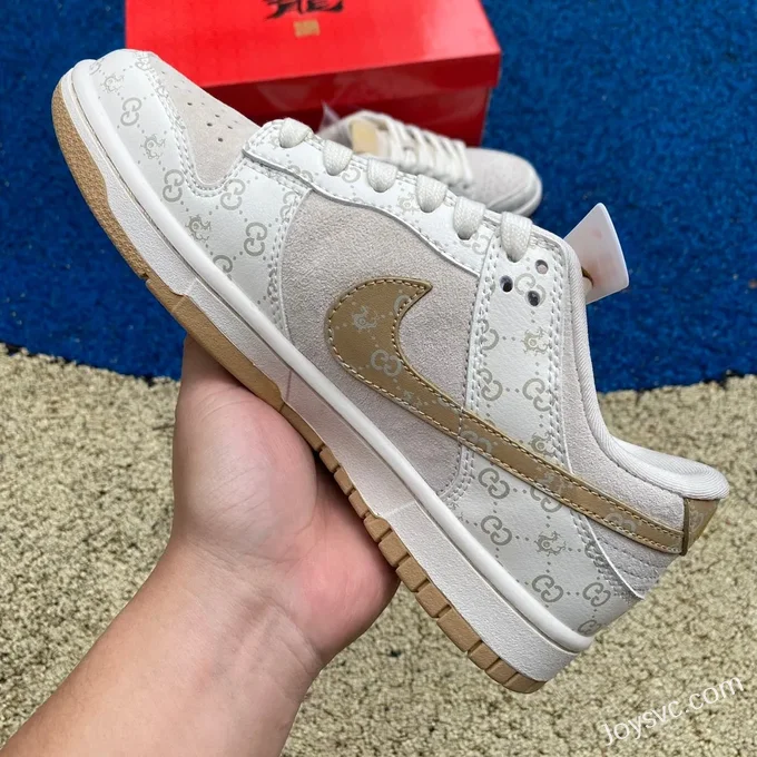 Nike Dunk x Gucci White Brown FC1688-157