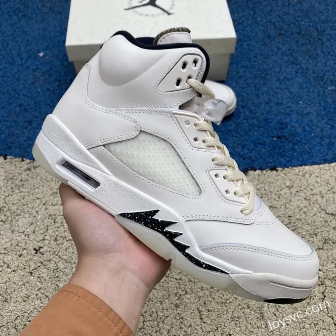 Air Jordan 5 SE Sail FN7405-100 White Black