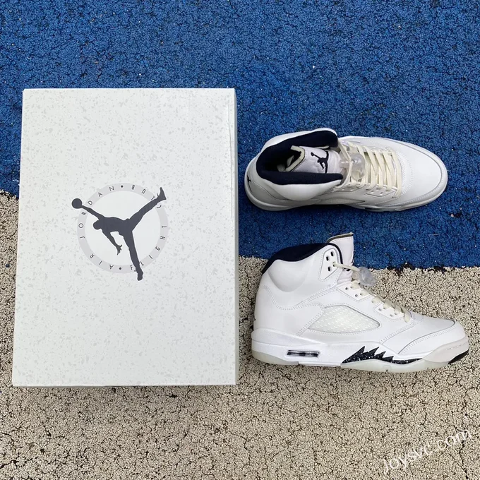 Air Jordan 5 SE Sail FN7405-100 White Black