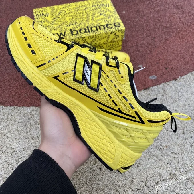 NB 1906 Yellow GANNI x New Balance 1906R Retro Running Shoes M1906RGA