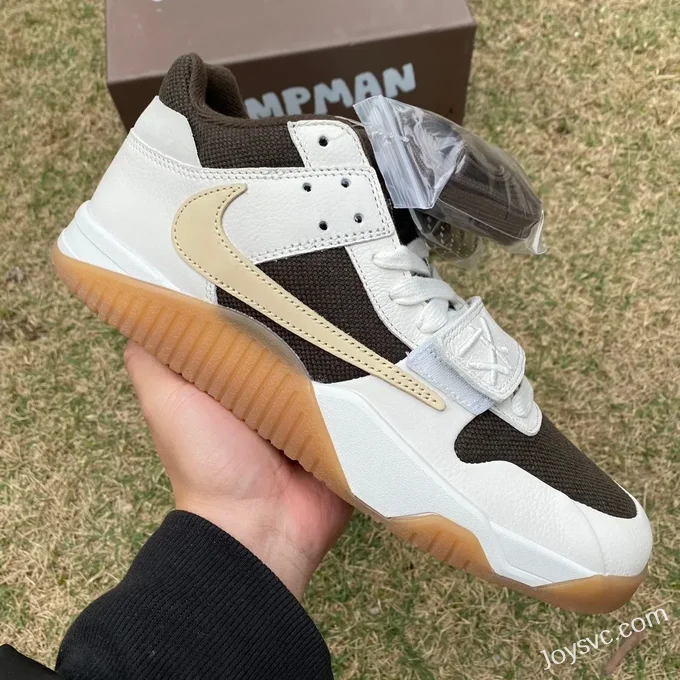 Travis Scott x Jordan Cut The Check FZ8117-100 White Black Brown Y Version