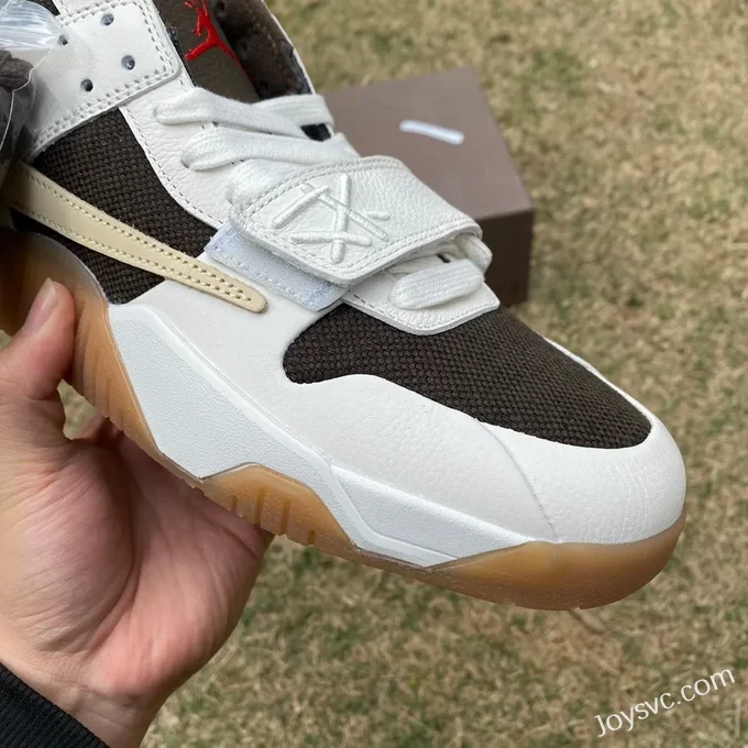 Travis Scott x Jordan Cut The Check FZ8117-100 White Black Brown Y Version