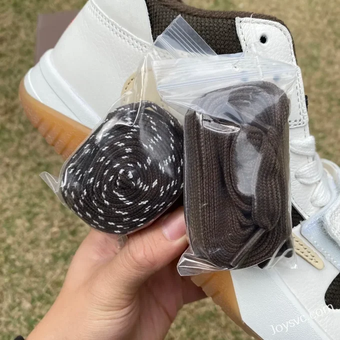 Travis Scott x Jordan Cut The Check FZ8117-100 White Black Brown Y Version