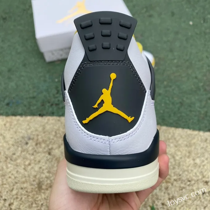 Air Jordan 4 Retro Vivid Sulfur AQ9129-101 White Yellow Black