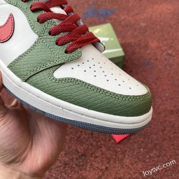 Air Jordan 1 Low FN3727-100 CNY Dragon Year White Green Retro