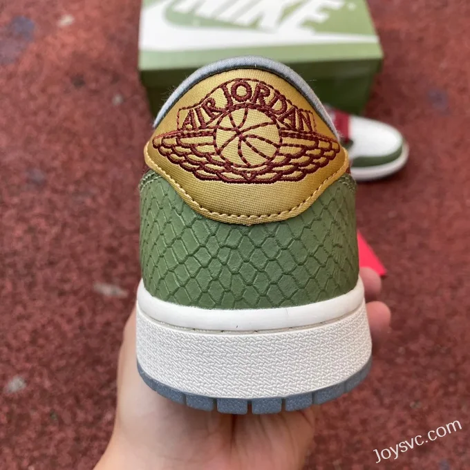 Air Jordan 1 Low FN3727-100 CNY Dragon Year White Green Retro