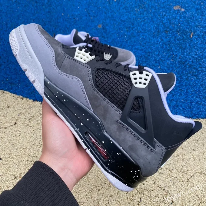 Air Jordan 4 Fear 626969-030 Black Grey