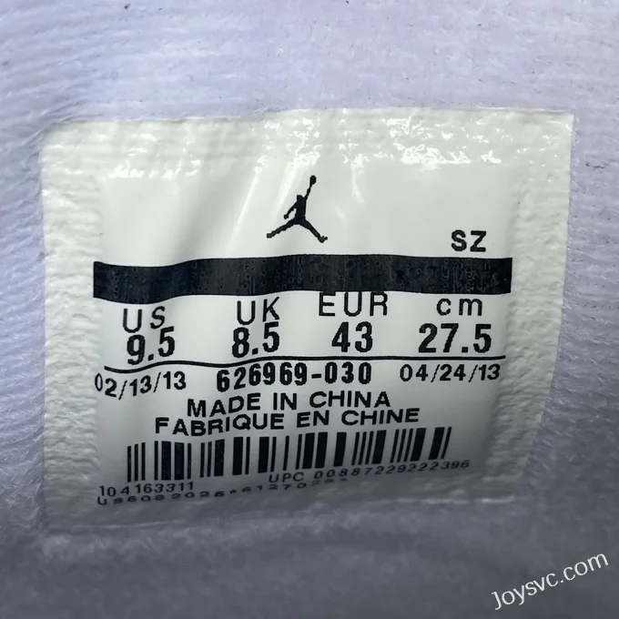 Air Jordan 4 Fear 626969-030 Black Grey