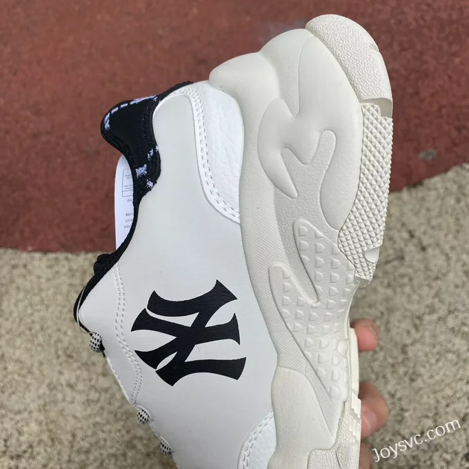 MLB White Black Dad Shoes Big Ball Chunky 3ASHCDM2N C0001