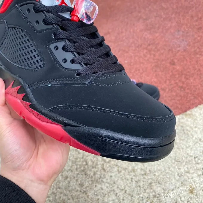 Air Jordan 5 Low 819171-001 Black Red