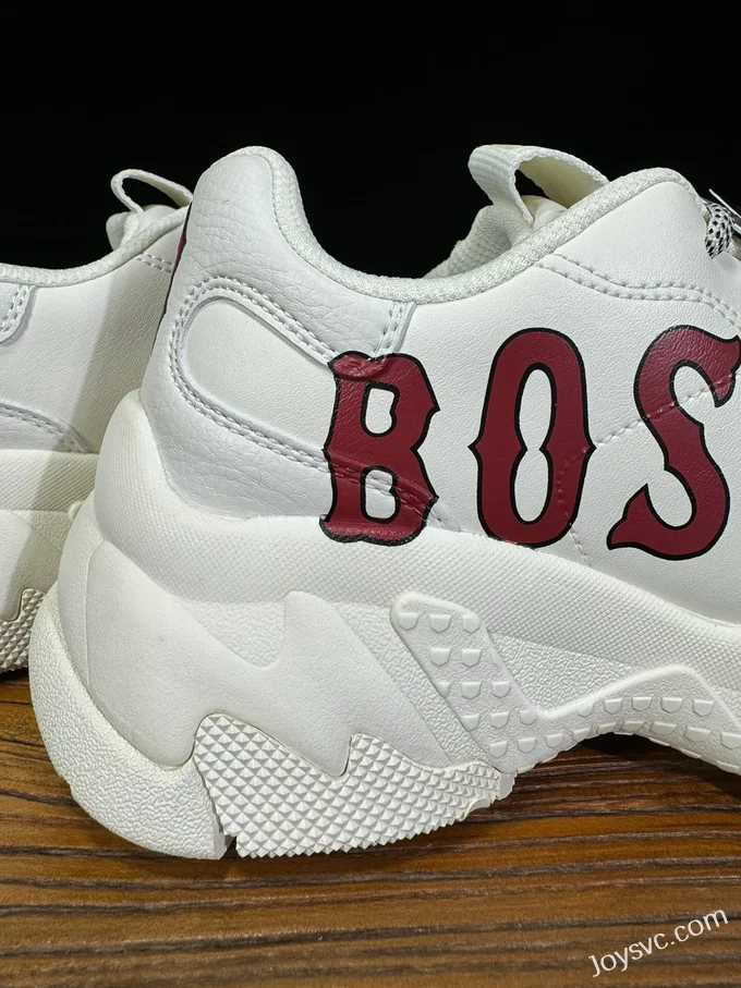 MLB Ivory White Red Dad Shoes Big Ball Chunky 32-SHC2-911-5 50B