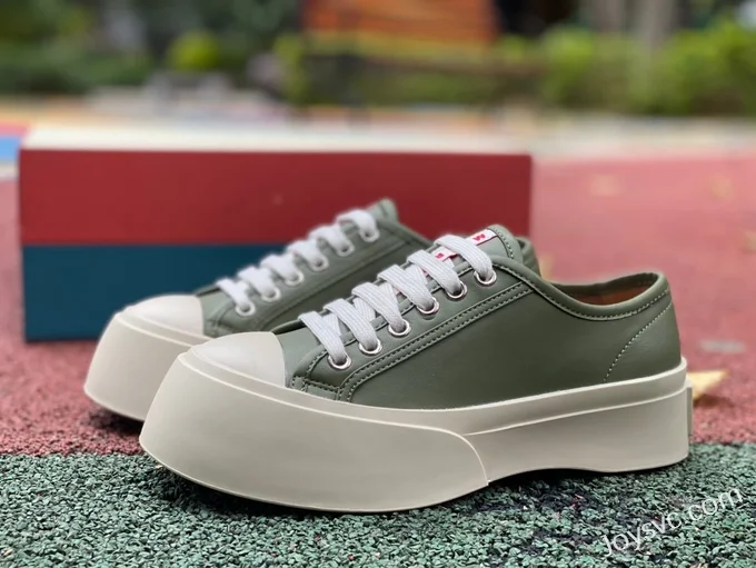 MARNI Green White Sneakers Size 35-45