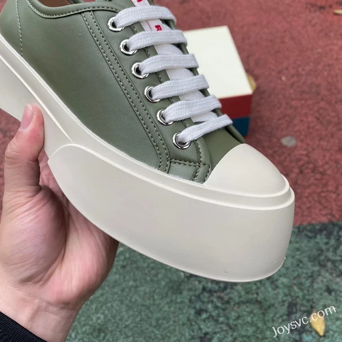 MARNI Green White Sneakers Size 35-45